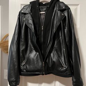 Torrid Faux Leather Bomber Jacket